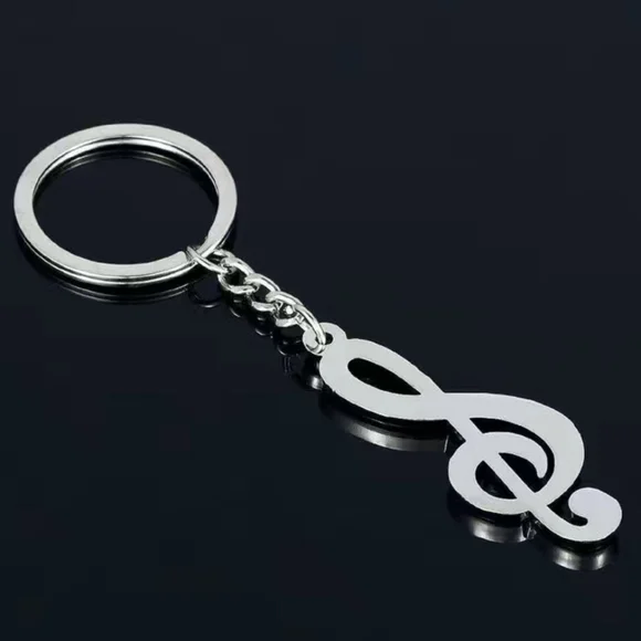 Accessories | New Stainless Steel Trebel Clef Music Note Key Chain ...
